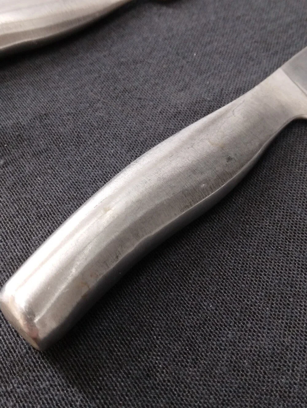 Set of 6 Analon Carbon Steel Steak Knives Heat Treated Ice Hardened 5